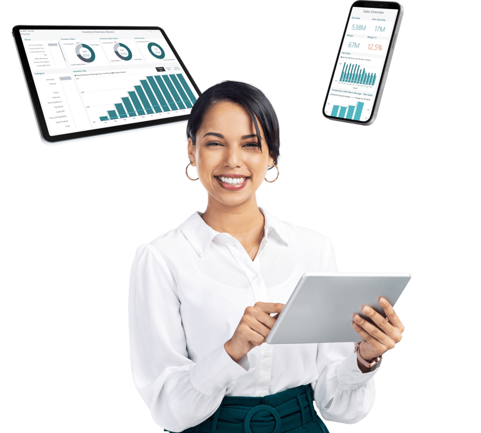 LS Central retail management software on tablet and mobile — BC4 Diamond Partner UK