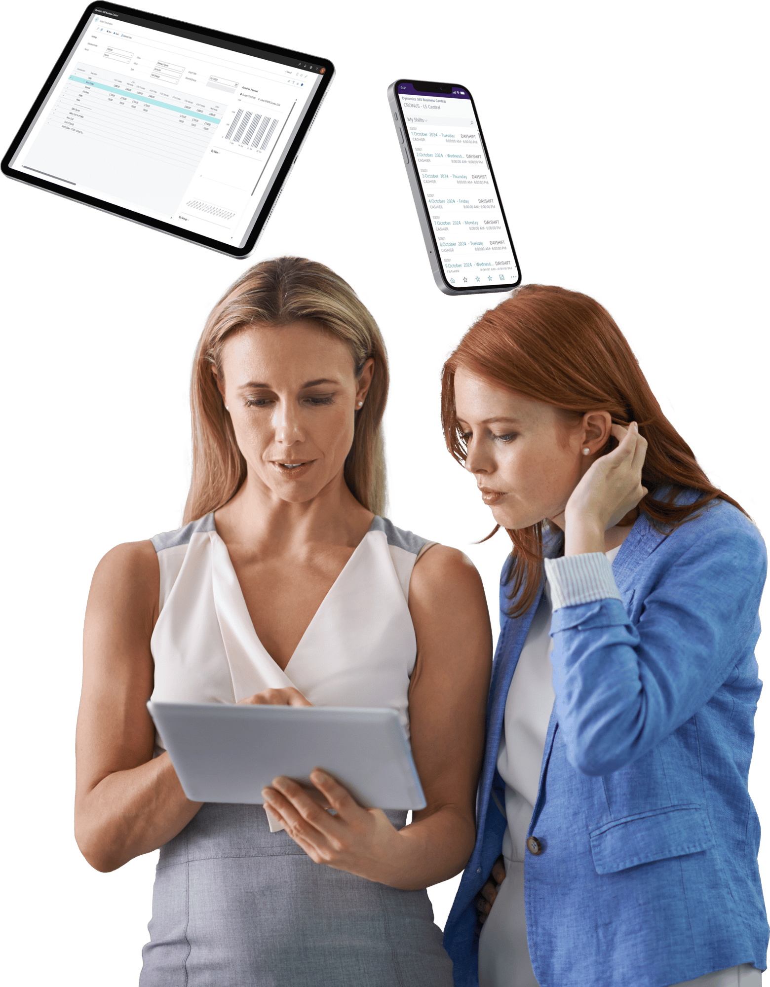 BC4 retail consultants reviewing LS Central ERP and POS software — speak to our team