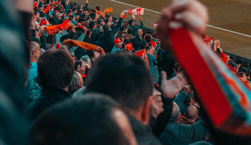football fan and merchandise